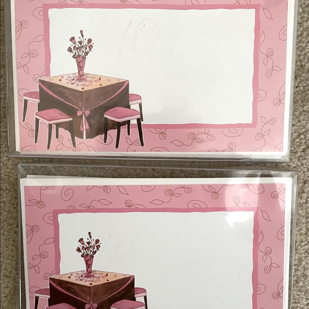 NEW Invitations. Two sets of 10 with envelopes.